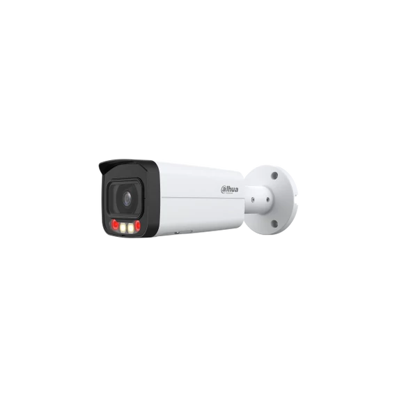 Dahua IP csőkamera - IPC-HFW2449T-AS-IL (4MP, 3,6mm, kültéri, H265+, IP67, IR60m, IL50m, SD, PoE, mikrofon, Lite AI)