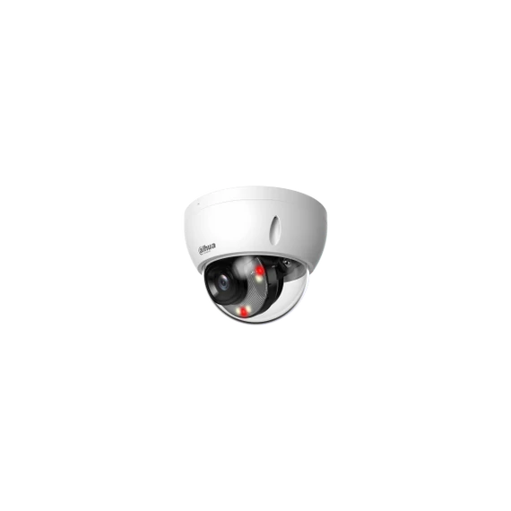Dahua IP dómkamera - IPC-HDBW2449E-S-IL (DualLight, 4MP, 2,8mm, H265+, IL+IR30m, IP67, ICR, IK10, SD, PoE, mikrofon)