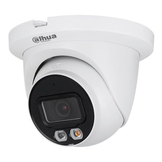 Dahua IP turretkamera - IPC-HDW1439V-A-IL (4MP, 2,8mm, kültéri, H265+, IP67, IR30m+LED20m, ICR, DWDR, 3DNR, PoE, mikr.)
