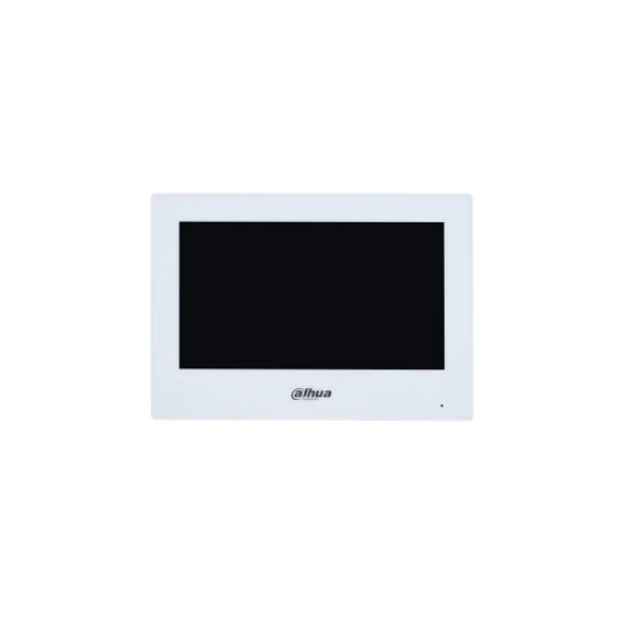 Dahua IP video kaputelefon - VTH2621GW-WP (beltéri egység, WiFi, 7" touch screen, 1024x600, PoE, SD, I/O, H.265, fehér)