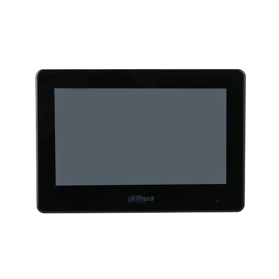 Dahua IP video kaputelefon - VTH5422HW (beltéri egység, 2 vezetékes; 7" touch, 3 ajtó, SD, I/O, PoE, wifi, fehér)