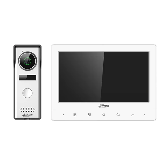 Dahua Analóg video kaputelefon szett 4 vezetékes - KTA02 (VTH1020J + VTO1000J)
