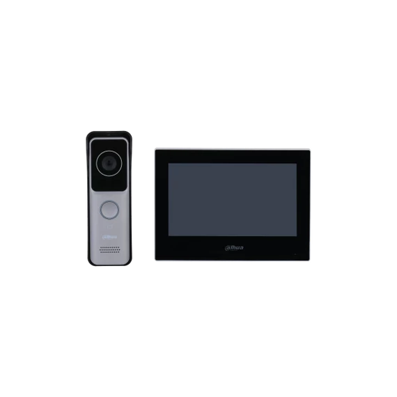 Dahua IP video kaputelefon szett - KTW02 (Wi-Fi / VTO2311R-WP + VTH2621G-WP)