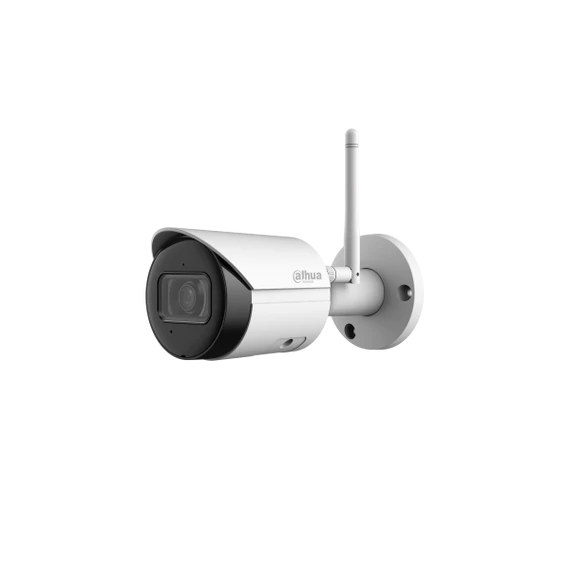 Dahua IP wifi csőkamera - IPC-HFW1230DS-SAW (2MP, 2,8mm, kültéri, 2,4GHz; H265, IR30m, IP67, SD; mikrofon; 12VDC)