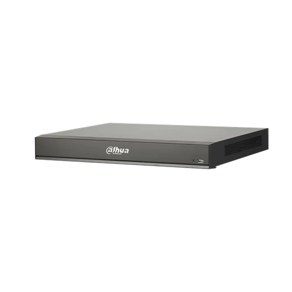 Dahua NVR Rögzítő - NVR5216-16P-I/L (16 csatorna, 16port af/at PoE; H265+, 320Mbps, HDMI+VGA, 2xUSB, 2x Sata, I/O; AI)