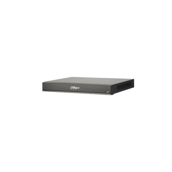 Dahua NVR Rögzítő - NVR5216-8P-I/L (16 csatorna, 8port af/at PoE; H265+, 320Mbps, HDMI+VGA, 2xUSB, 2x Sata, I/O, AI)
