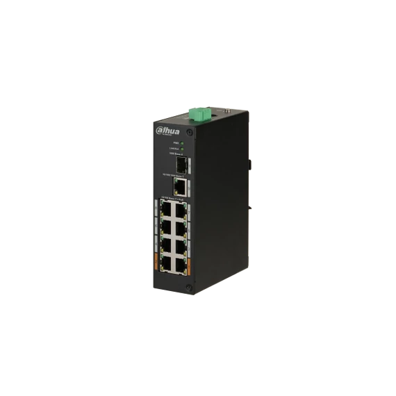 Dahua PoE switch - PFS3110-8ET-96 (8x 100Mbps PoE (96W) + 1x 1Gbps + 1 SFP, 53VDC)