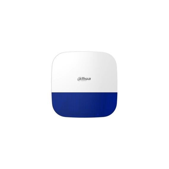Dahua Vezeték nélküli kültéri sziréna - AirShield ARA13-W2 Kék (IP65; 110dB; LED; 868MHz, AES128, 12VDC+Akku; Mabisz)
