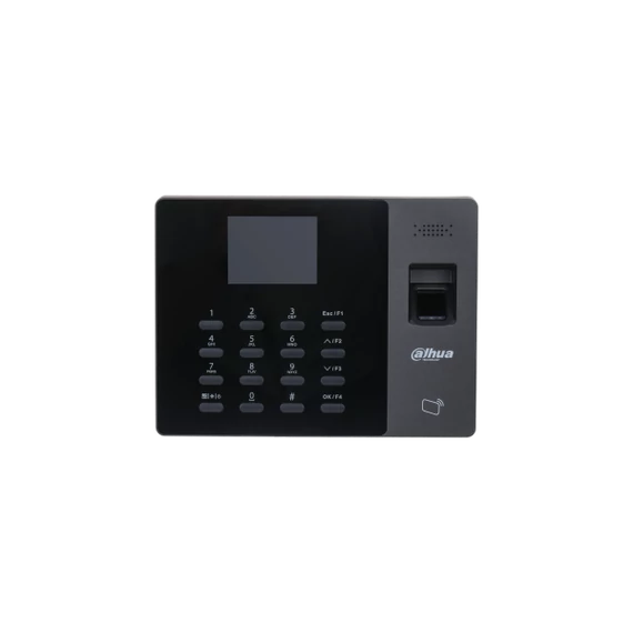 Dahua munkaidő nyilvántartó - ASA1222GL-D (2,4" TFT kijelző, ujjlenyomatolvasó/PIN kód/Mifare, USB exp/imp), ID card)