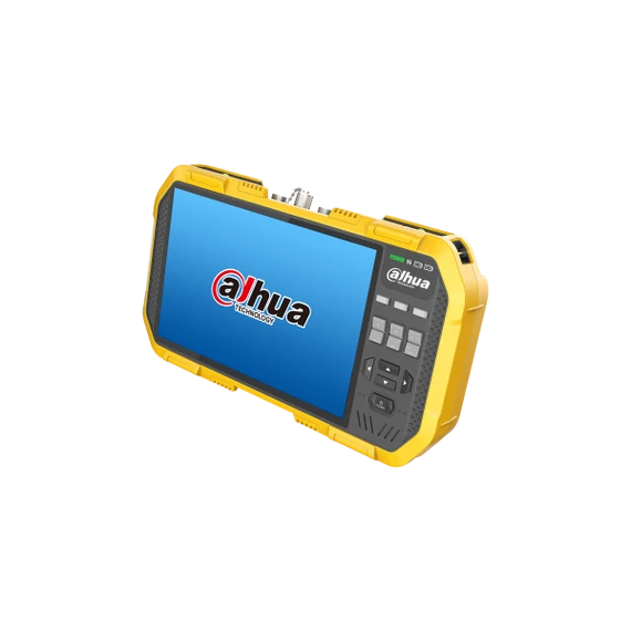 Dahua teszt monitor - PFM907-E (IP/HDCVI/CVBS; 7"kijelző, Ethernet/IP teszt, IP konf, BNC be-/kimenet, onvif, PoE, akk)