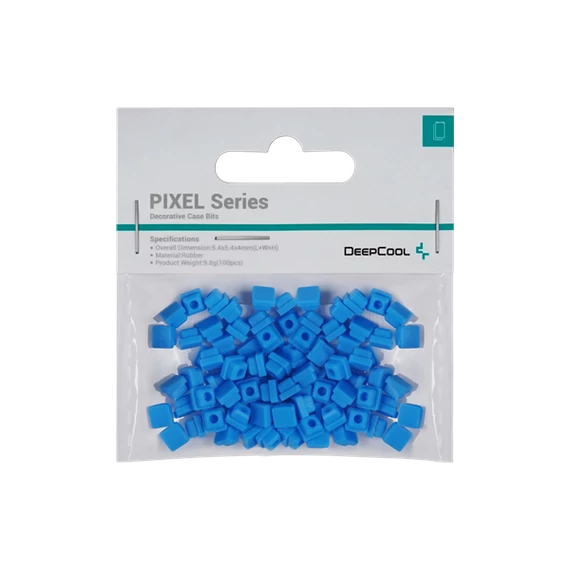 DeepCool Számítógépház Kiegészítő - PIXEL BU (100db, kék, szilikon)