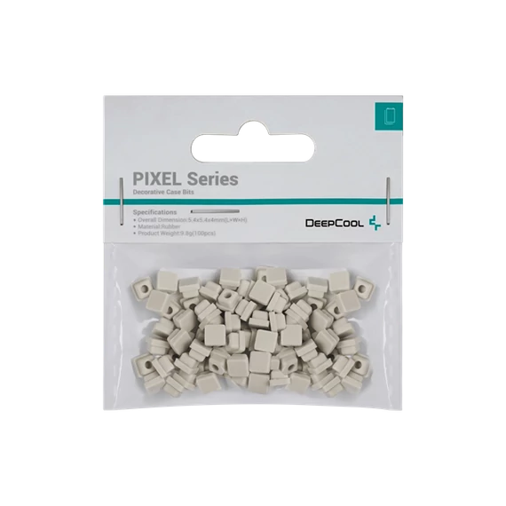 DeepCool Számítógépház Kiegészítő - PIXEL GY (100db, szürke, szilikon)