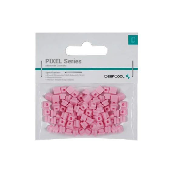 DeepCool Számítógépház Kiegészítő - PIXEL PK (100db, pink, szilikon)