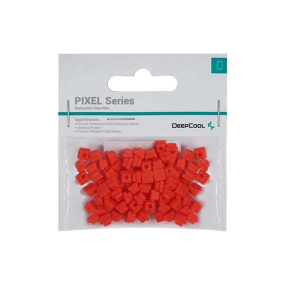 DeepCool Számítógépház Kiegészítő - PIXEL RD (100db, piros, szilikon)
