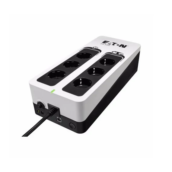 EATON szünetmentes 550VA - 3S550DIN (6 Schuko kimenet, Standby, USB, vonal védelem, szoftver)