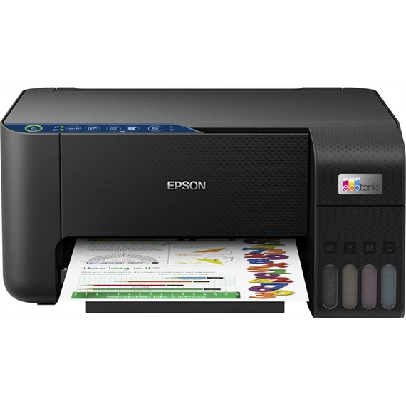 EPSON Tintasugaras nyomtató - EcoTank L3271 (A4, MFP, színes, 5760x1440 DPI, 33 lap/perc, USB/Wifi)