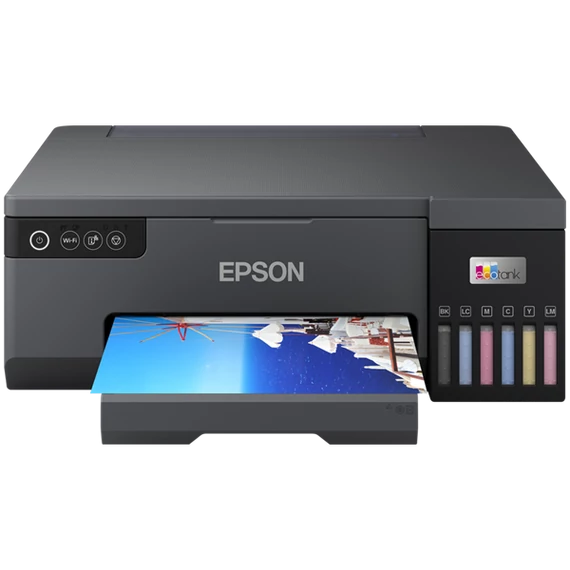 EPSON Tintasugaras nyomtató - EcoTank L8050 (A4, színes, 5760x1440 DPI, 25 lap/perc, USB/Wifi/Wifi Direct)