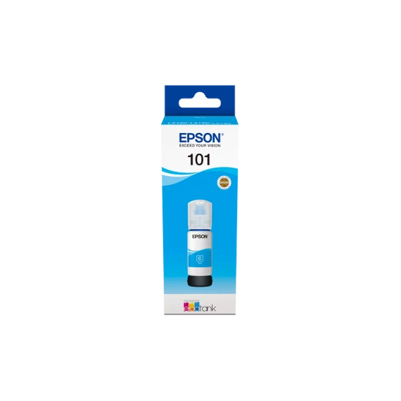 EPSON Tintapatron 101 EcoTank Cyan ink bottle