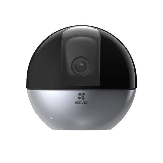 EZVIZ E6 3K beltéri kamera, 360° panorámakép, Apple Home Kit kompatibilis AI alapú emeber/ állat érzékelés, kamera hívás
