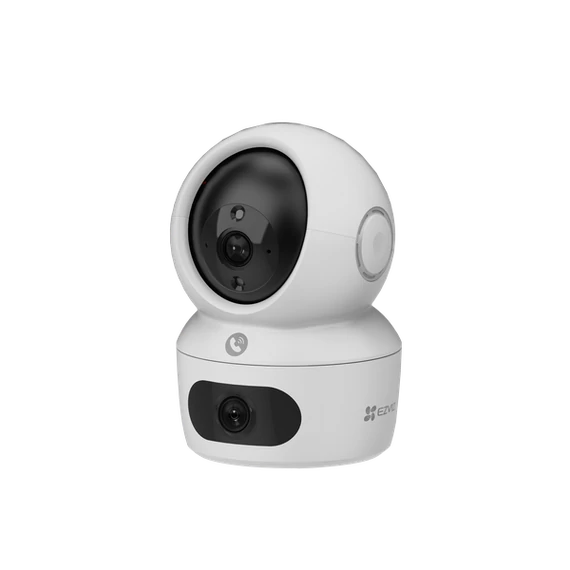 EZVIZ  H7C dual beltéri kamera, 360° panoráma, color night vision, alakérzékelés, Dual 2k+, 2 irányú kommunikáció 512GB