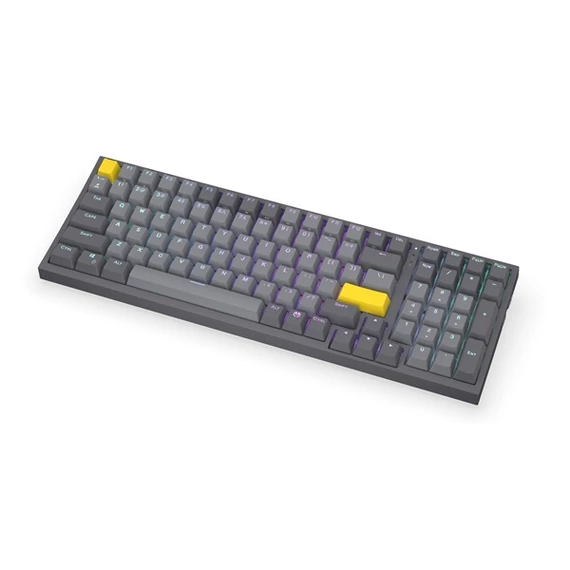 Endorfy Wireless Billentyűzet - Celeris 1800 (RGB, Gateron Yellow Switch, mechanikus, 100 gomb, 1,8m, US)
