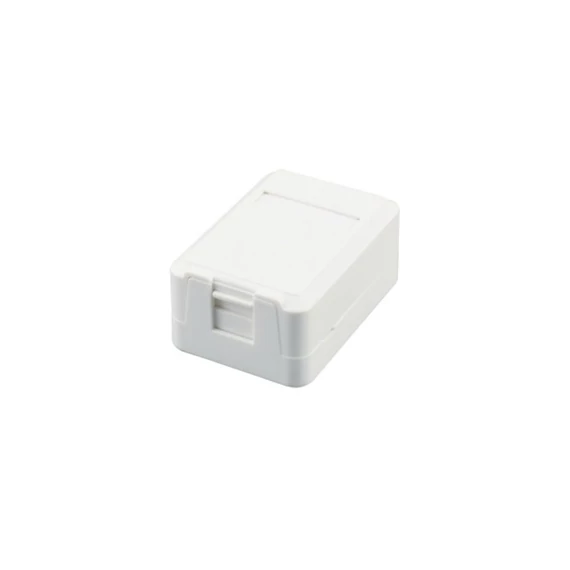 Equip Keystone Fali aljzat - 125121 (1 port, árnyékolatlan, porvédő, fehér)