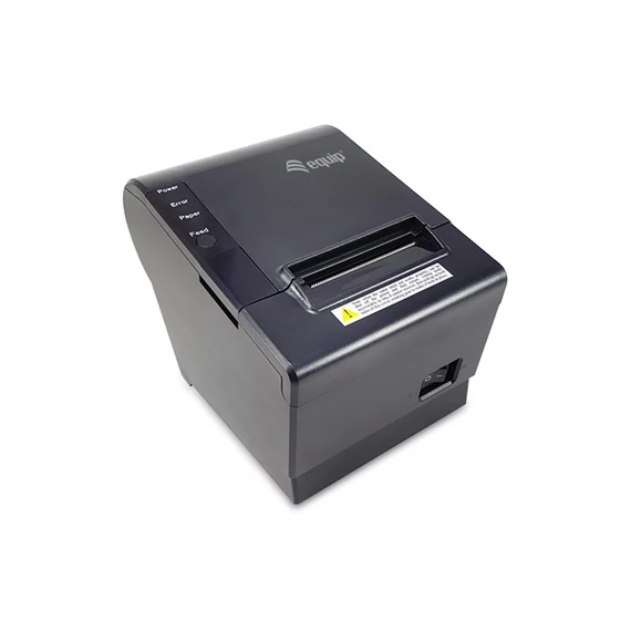Equip Thermo blokknyomtató - 351001 (58mm, hőpapíros, auto-cutter, USB/Ethernet/pénztárfiók csatlakozó, fekete)