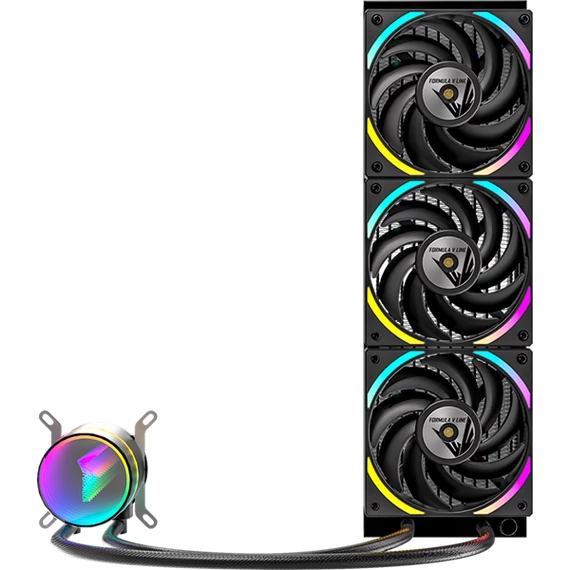 Formula CPU Water Cooler - Oasis L360 ARGB BK (3x12cm, ARGB LED, fekete)