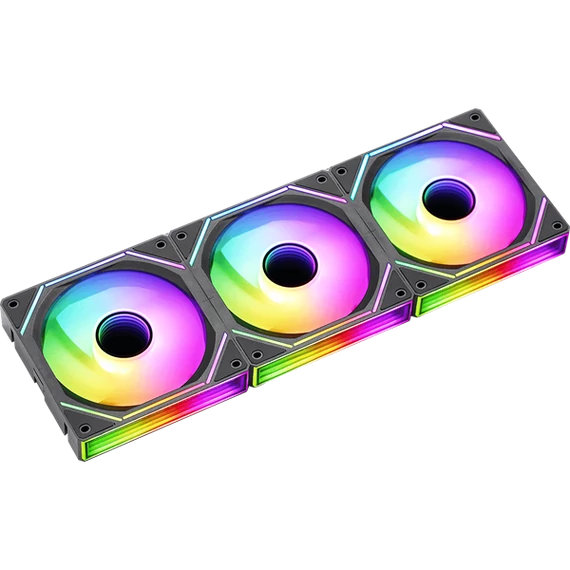 Formula Cooler 12cm - 3 db Air Bridge BK (19-27,5dB, max. 63,2 m3/h, 4pin csatlakozó, hydro bearing, ház hűtésre, ARGB)