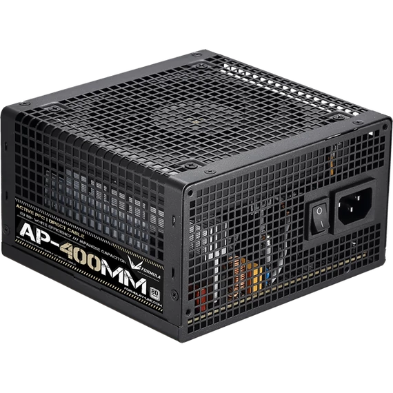 Formula Tápegység 400W - AP-400MM (80 Plus, Aktív PFC, 12cm)
