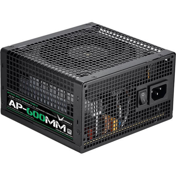 Formula Tápegység 600W - AP-600MM (80 Plus, Aktív PFC, 12cm)