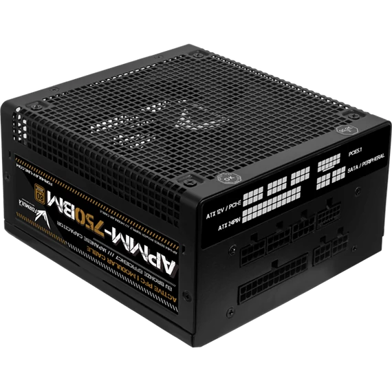 Formula Tápegység 750W - APMM-750BM (80 Plus Bronze, ATX3.1/PCIe 5.1, Aktív PFC, 14cm, Full Moduláris)