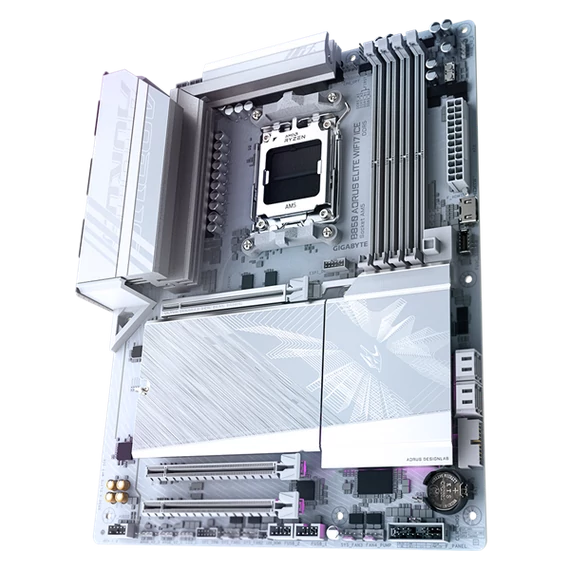 GIGABYTE Alaplap AM5 B850 AORUS ELITE WIFI7 ICE AMD B850, ATX
