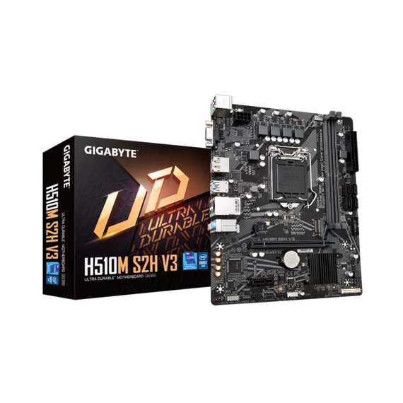 GIGABYTE Alaplap S1200 H510M S2H V3 INTEL H470, mATX