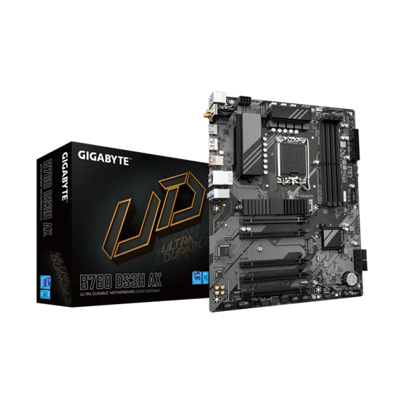 GIGABYTE Alaplap S1700 B760 DS3H AX INTEL B760, ATX