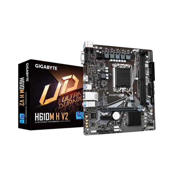 GIGABYTE Alaplap S1700 H610M H V2 INTEL H610, mATX
