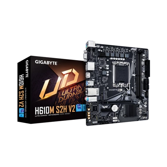 GIGABYTE Alaplap S1700 H610M S2H V2 INTEL H610, mATX