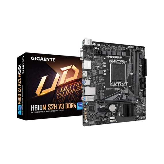GIGABYTE Alaplap S1700 H610M S2H V3 DDR4 INTEL H610, mATX