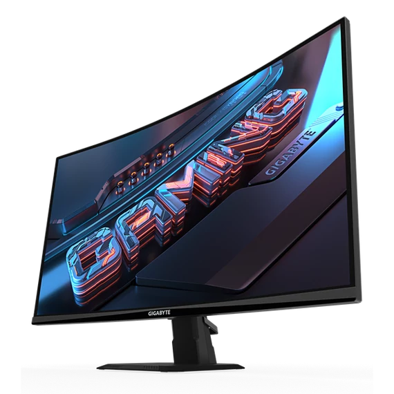 GIGABYTE Ívelt VA LED Monitor 27" GS27QCA 2560x1440, 2xHDMI/Displayport