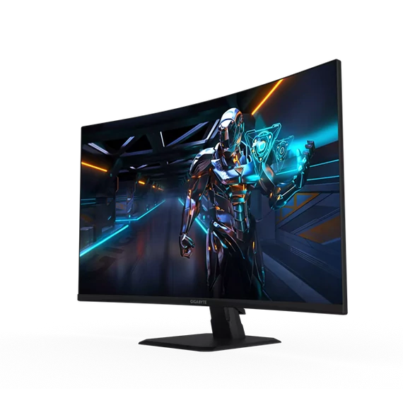 GIGABYTE Ívelt VA LED Monitor 31.5" GS32QCA 2560x1440 2xHDMI/Displayport