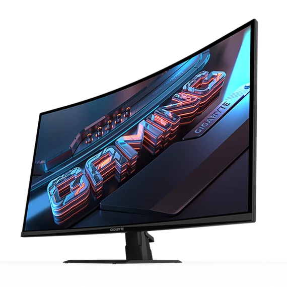 GIGABYTE Ívelt VA LED Monitor 31.5" GS32QC 2560x1440 2xHDMI/Displayport