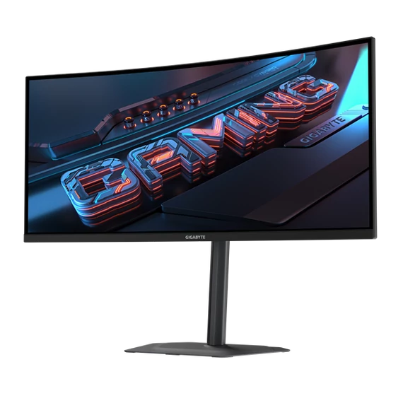 GIGABYTE Ívelt VA LED Monitor 34" G34WQCP 3440x1440, 2xHDMI/2xDisplayport