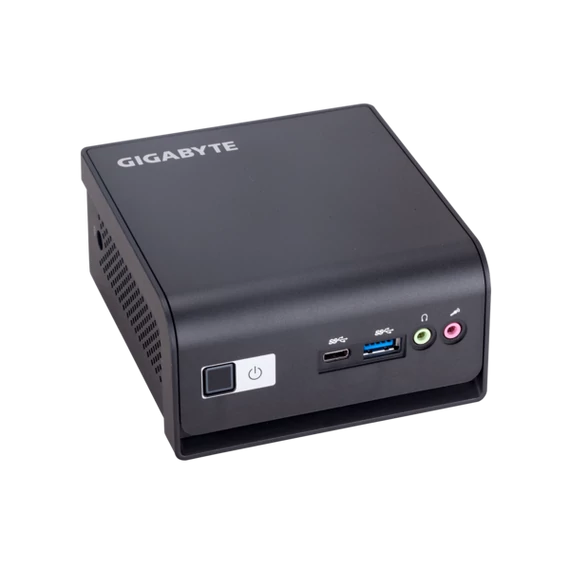 GIGABYTE PC BRIX, Intel Pentium N6005 3.3 GHz, HDMI, MiniDisplayport, LAN, WIFI, Bluetooth, 2.5" HDD hely, 4xUSB 3.1
