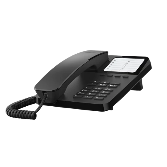 GIGASET Telefon DESK 400 telefon, fekete
