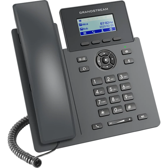 GRANDSTREAM IP Telefon 2 vonalas Carrier-Grade, HD színes LCD kijelző, GRP2601
