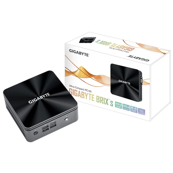 Gigabyte Mini PC - BRIX GB-BRI3H-10110 (i3-10110U, Max.: 64GB DDR4, RJ45, Wi-fi, SATA, M.2, 2xHDMI, USB3.2, USB Type-C)