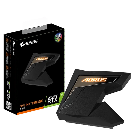 Gigabyte SLI Bridge - AORUS NVLINK BRIDGE (Támogatott Videókártyák: RTX 2080 Ti, RTX 2080, 4K+ felbontáshoz)