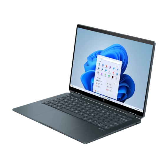 HP Spectre x360 14-eu0002nh 14" 3K 2880x1800 AG OLED 120Hz 400cd Touch, Ultra7-155H 1.4GHz, 32GB, 1TB SSD, Win 11, kék