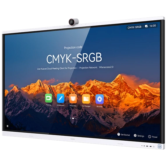 Huawei eKit IdeaHub S2 Interaktív kijelző, 75", 4K+CAM, HDMI, USB Type-A/C, Wi-Fi 6, RJ45 - IHS2-75SA