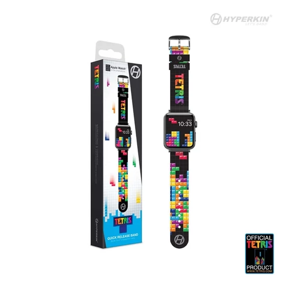 HYPERKIN Tetris "Tetrimino Stack" 38/40/42/44mm Quick Release óraszíj